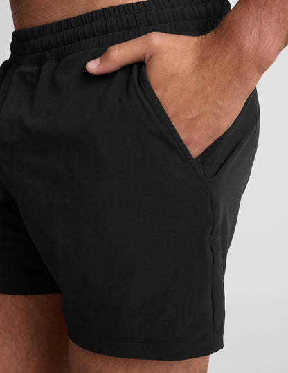 Beyond Yoga Men's 5" Lined Running Pivotal 2.0 Shorts - Black