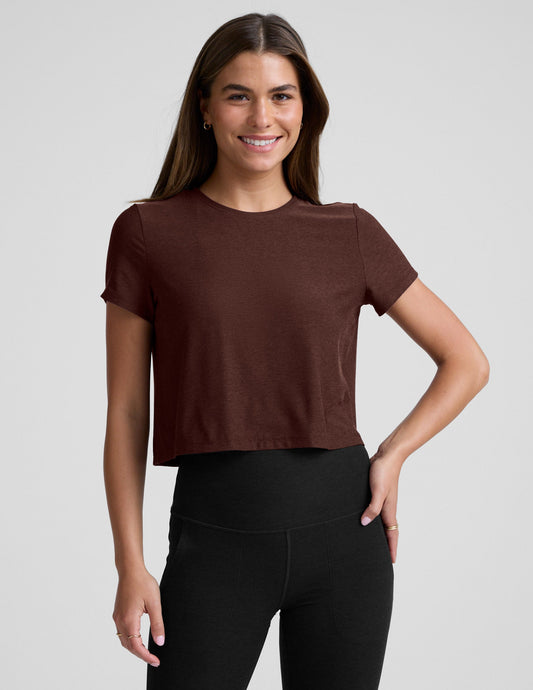 Beyond Yoga Featherweight Supreme Cropped Tee