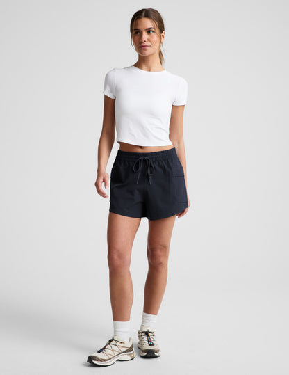 Beyond Yoga Women's 3" Cargo Peak Shorts - Nocturnal Navy