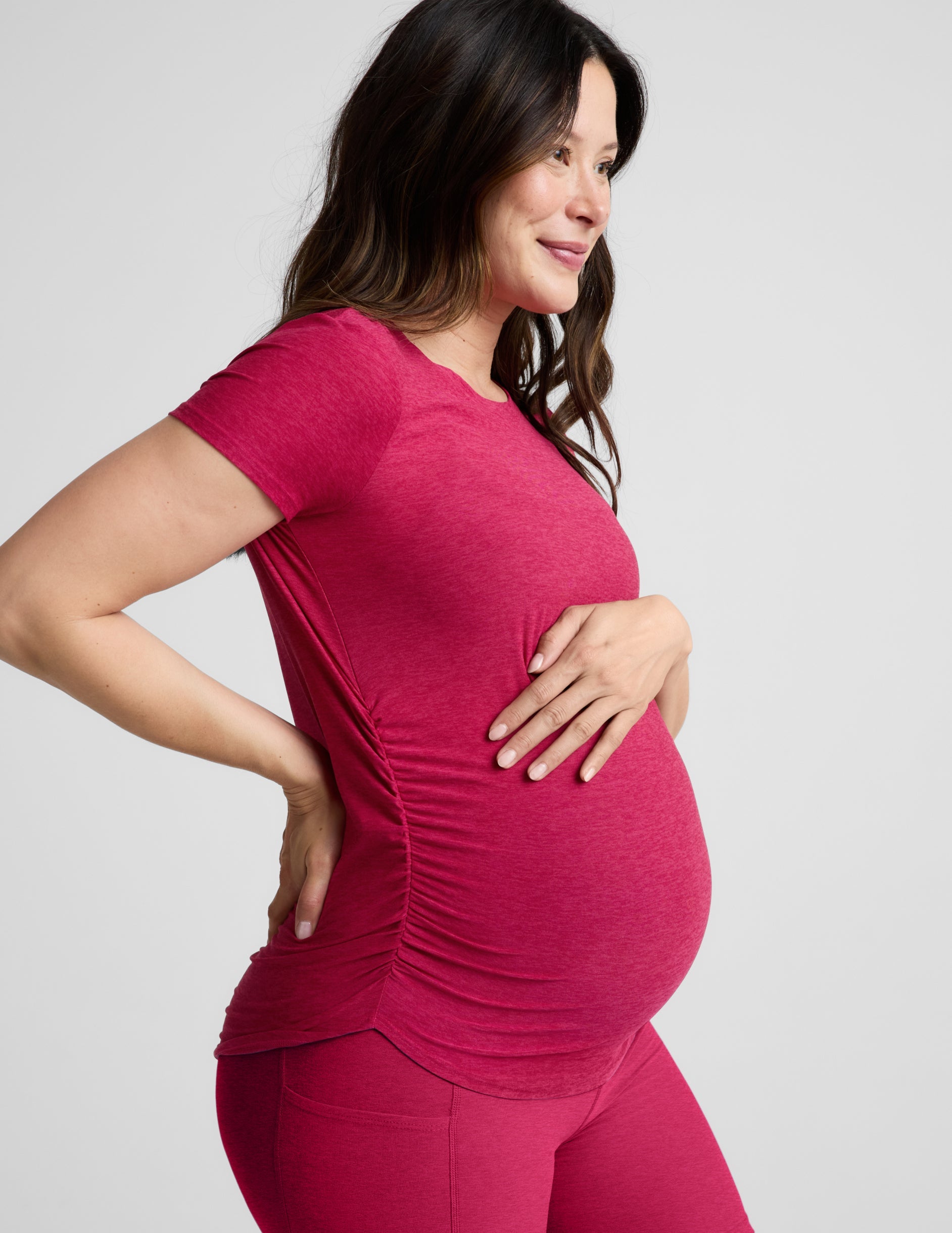 Beyond Yoga Featherweight One & Only Maternity Tee