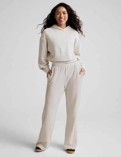 Beyond Yoga Women's Mid-Rise Sweatpant - Vintage White