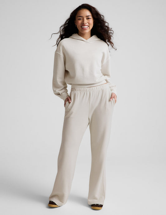 Beyond Yoga Women's Mid-Rise Sweatpant - Vintage White