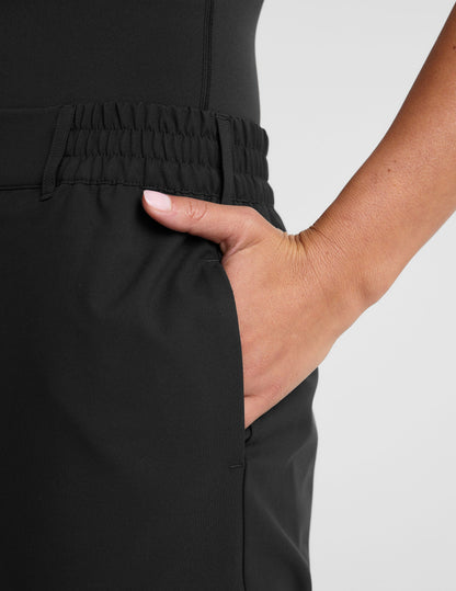 Beyond Yoga Women's Tapered Mid Rise Jetstretch Pants - Black
