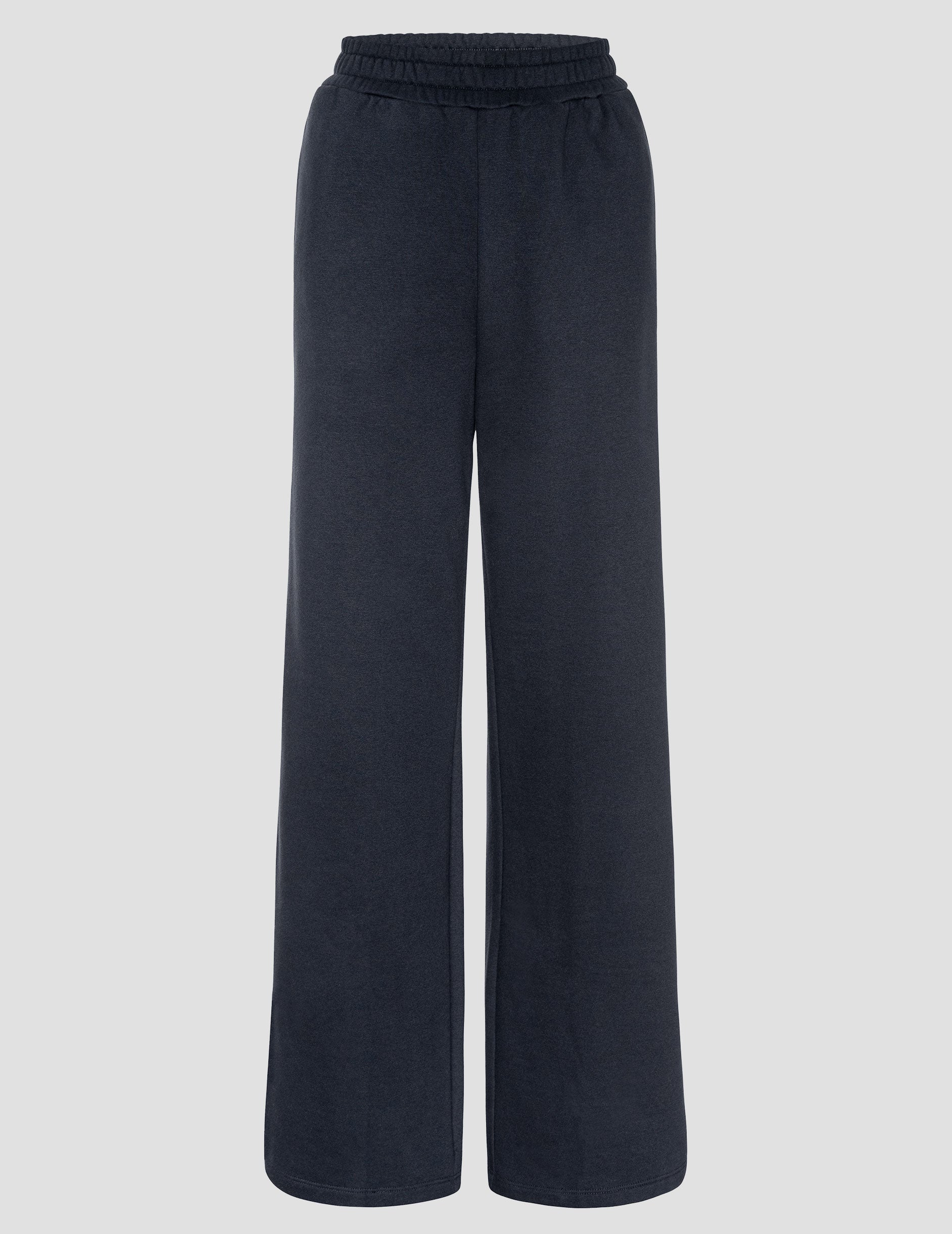 Beyond Yoga Relaxed Wide Leg LuxeFleece Pants - Nocturnal Navy