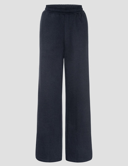 Beyond Yoga Relaxed Wide Leg LuxeFleece Pants - Nocturnal Navy