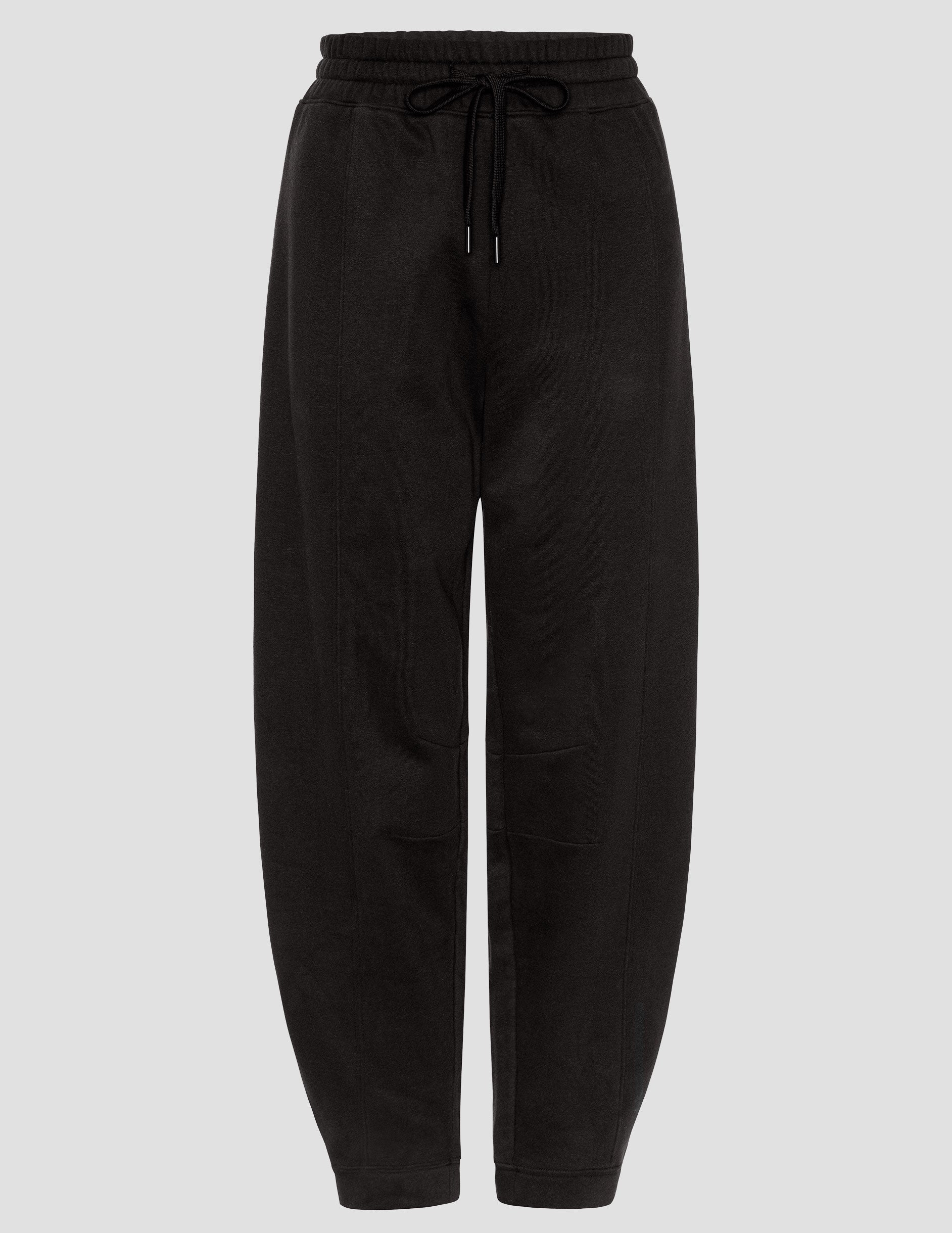 Beyond Yoga Mid-Rise Fleece Barrel Sweatpant - Black