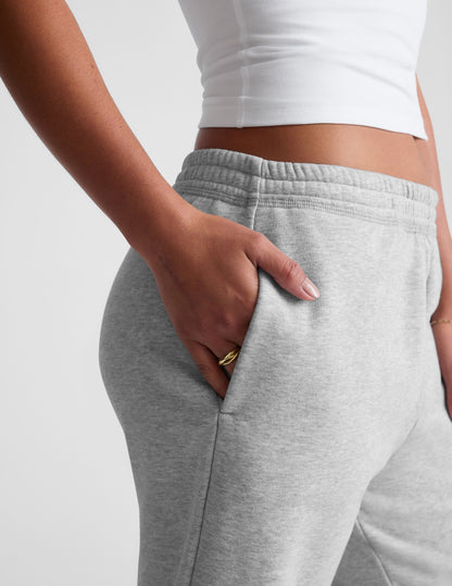 Beyond Yoga Women's Relaxed LuxeFleece Sweatpant - Light Heather Gray