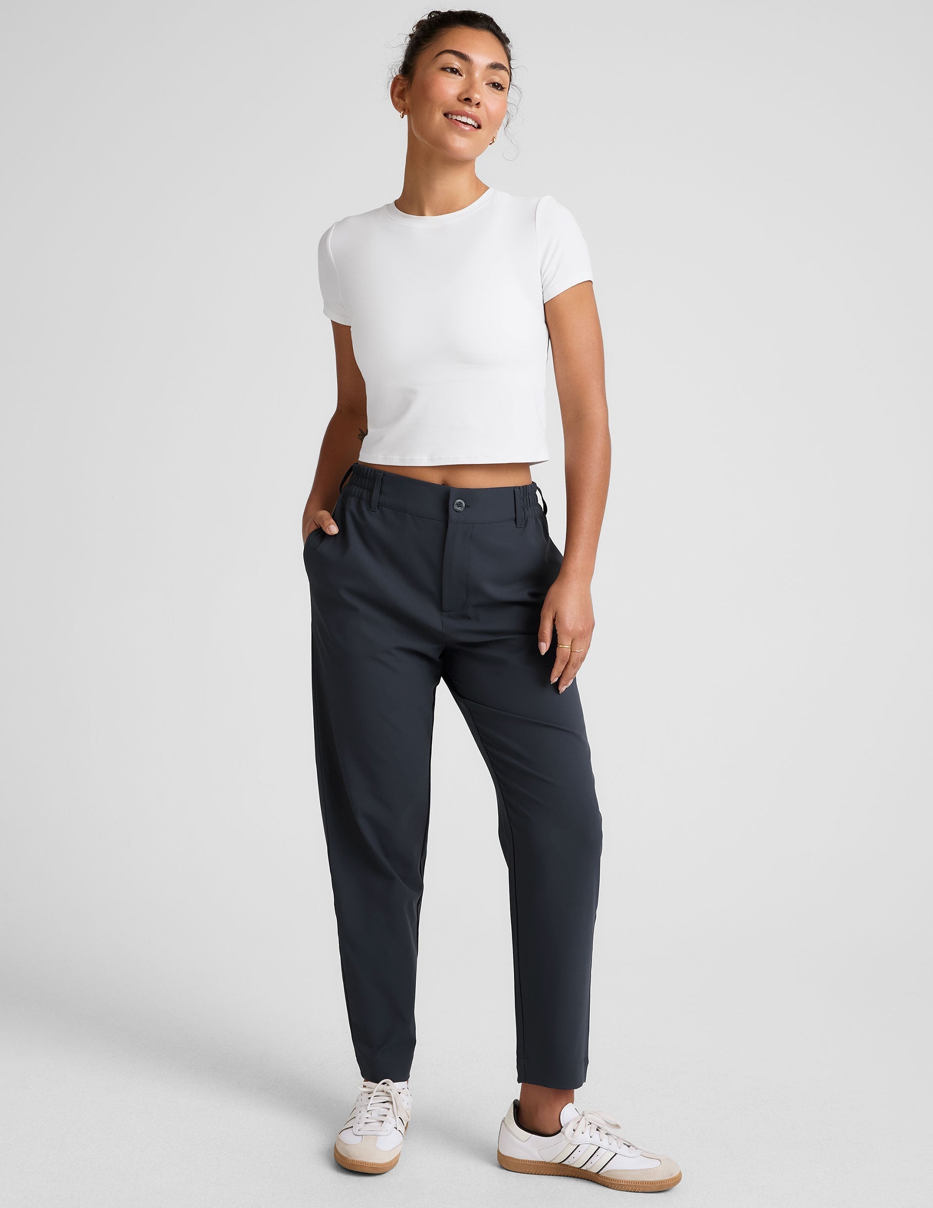 Beyond Yoga Status Tapered Pant - Navy