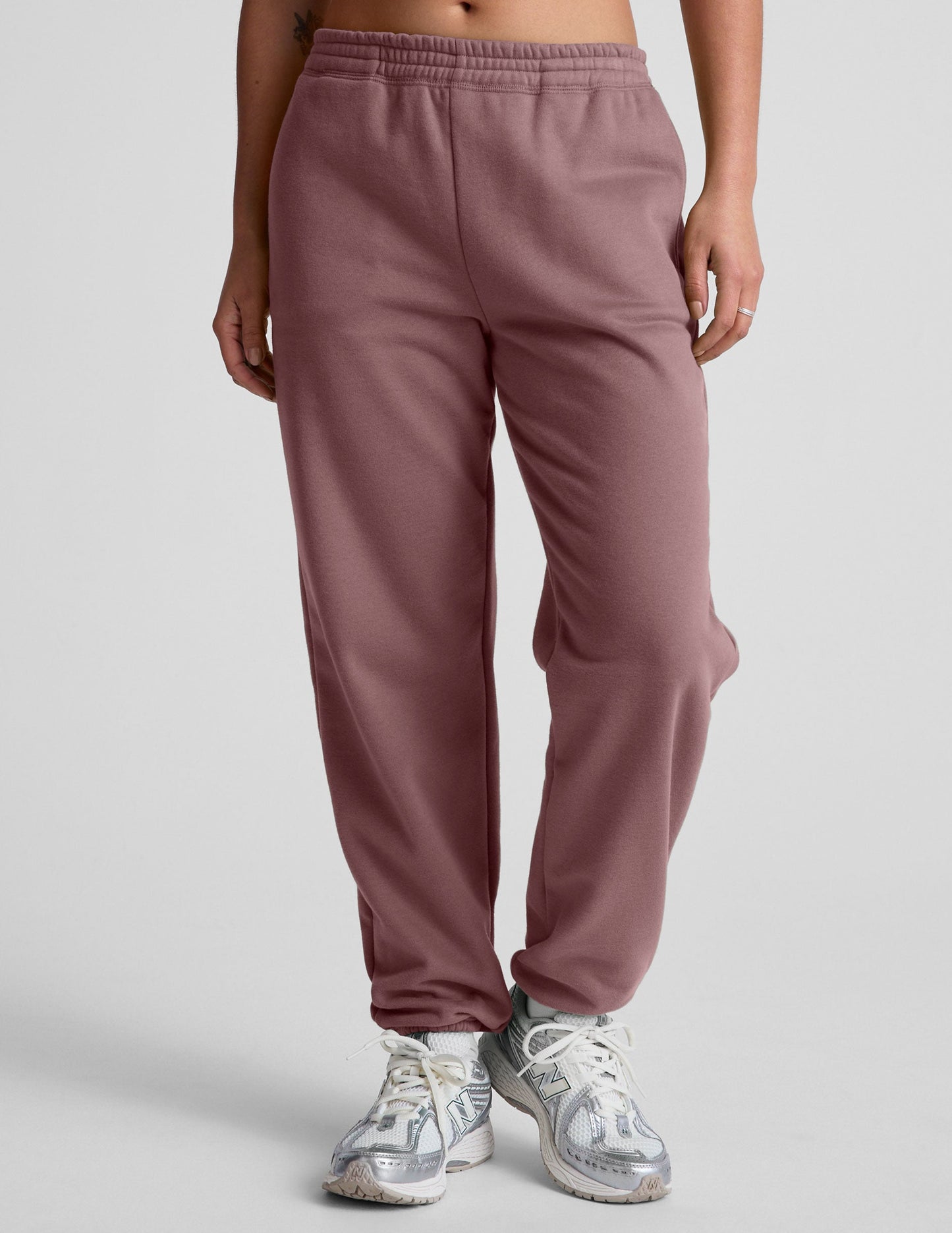 Beyond Yoga Women's Relaxed Fit LuxeFleece Sweatpant - Rose Brush
