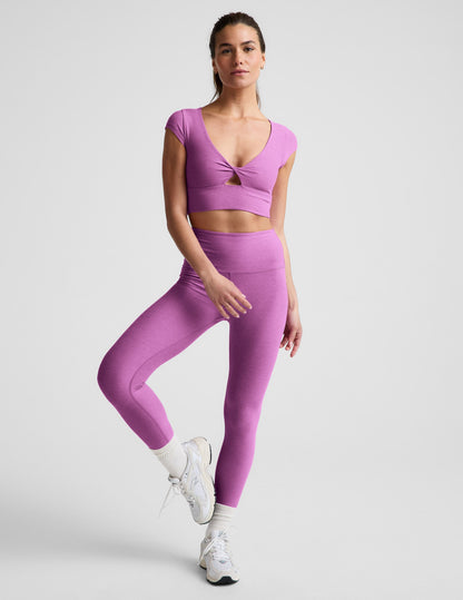 Beyond Yoga Spacedye Get It Twisted Cropped Tee