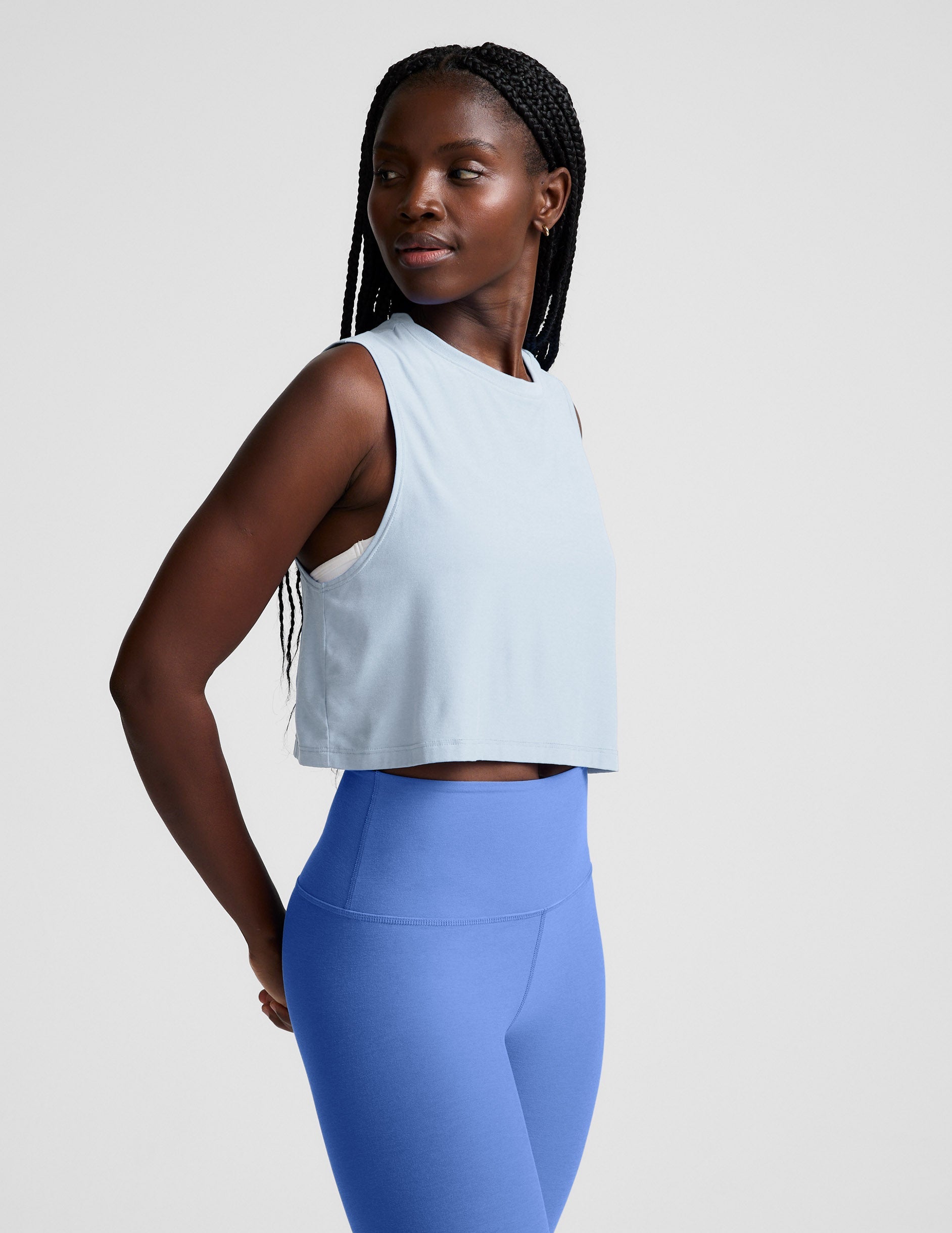 Beyond Yoga Featherweight Minimal Cropped Tank