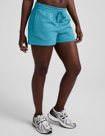 Beyond Yoga Women's Casual LuxeFleece Sweat Shorts - Surfer Blue