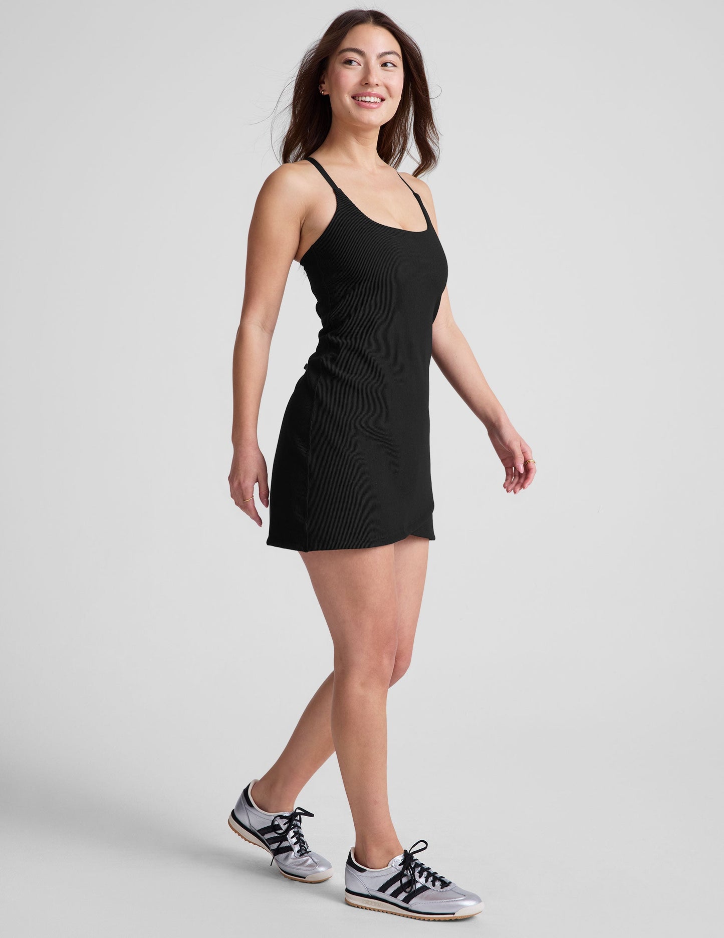 Beyond Yoga The Line Ribbed Mini Dress