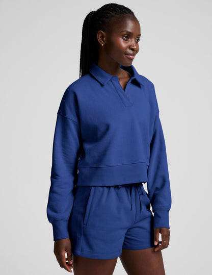 Beyond Yoga LuxeFleece Collared Sweatshirt