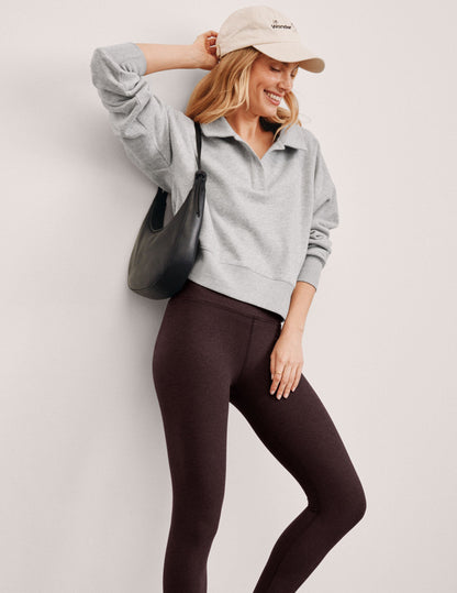 Beyond Yoga LuxeFleece Collared Sweatshirt