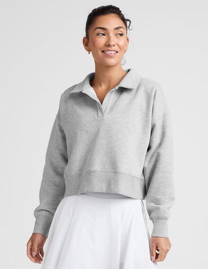 Beyond Yoga LuxeFleece Collared Sweatshirt