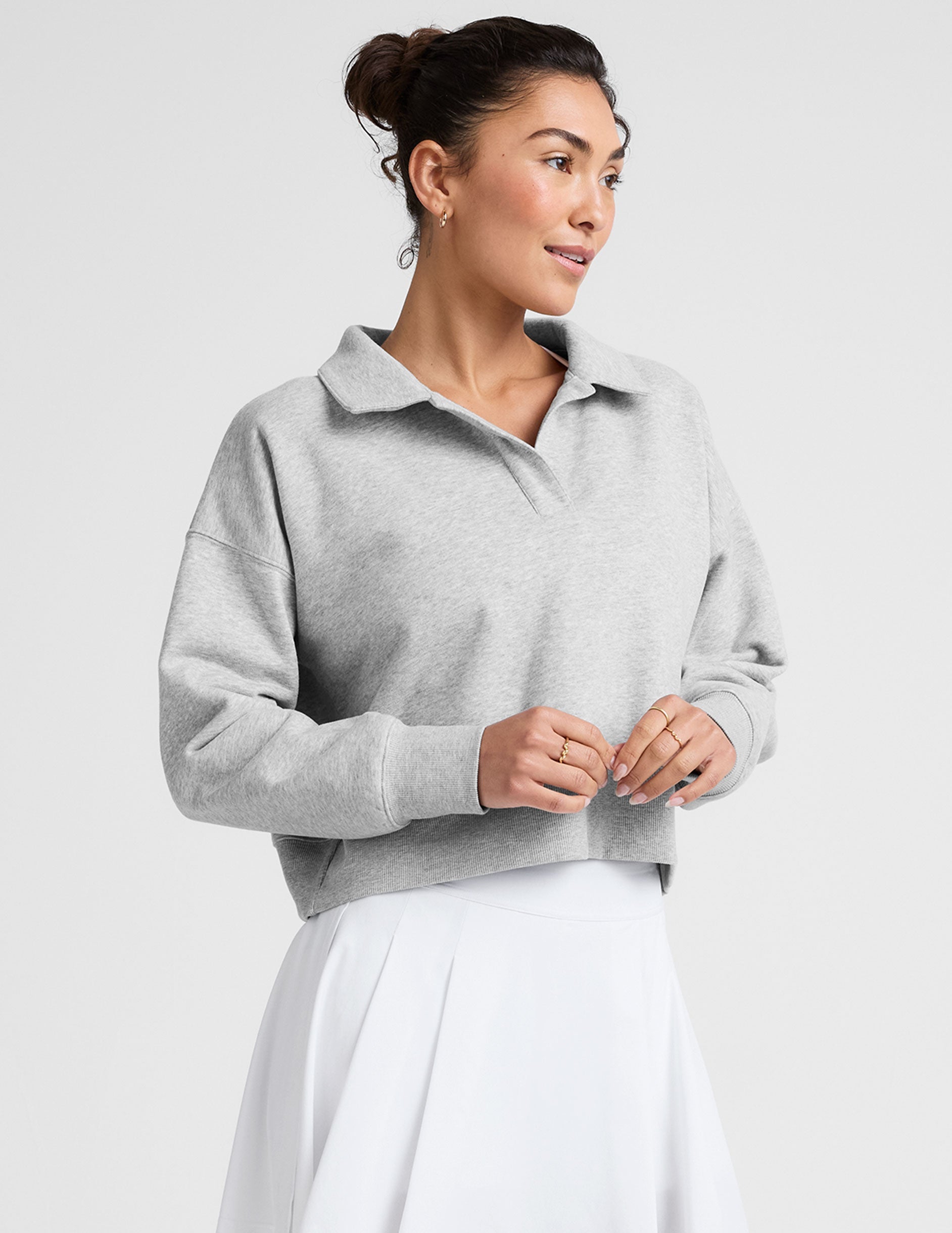 Beyond Yoga LuxeFleece Collared Sweatshirt