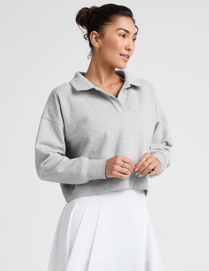 Beyond Yoga LuxeFleece Collared Sweatshirt