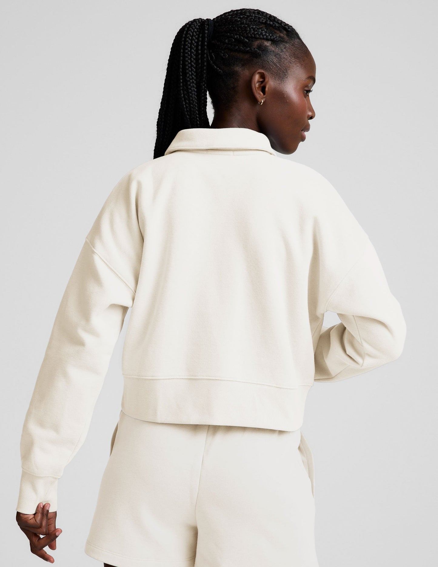 Beyond Yoga LuxeFleece Collared Sweatshirt