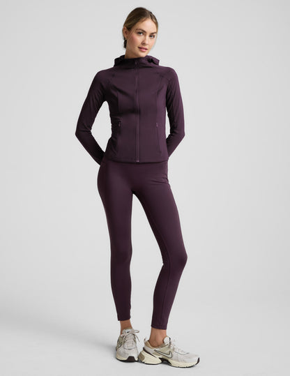 Beyond Yoga Pacer Fleece-Backed Full Zip Jacket