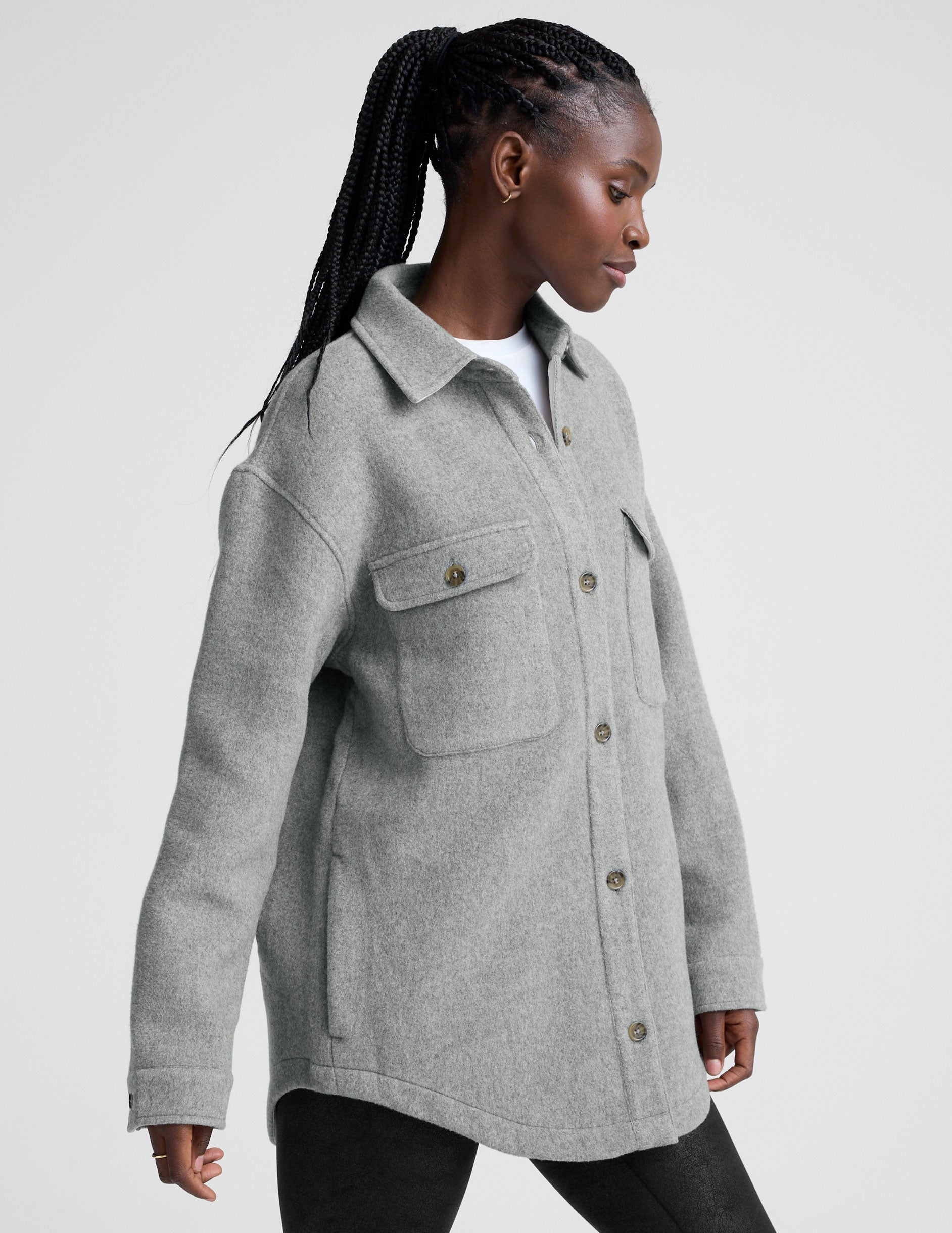 Beyond Yoga Insulated Wool Shirt Jacket