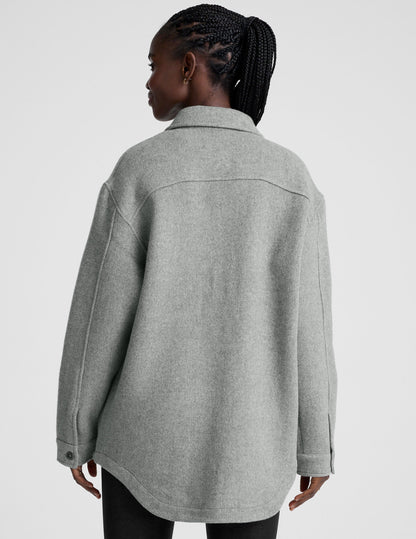 Beyond Yoga Insulated Wool Shirt Jacket