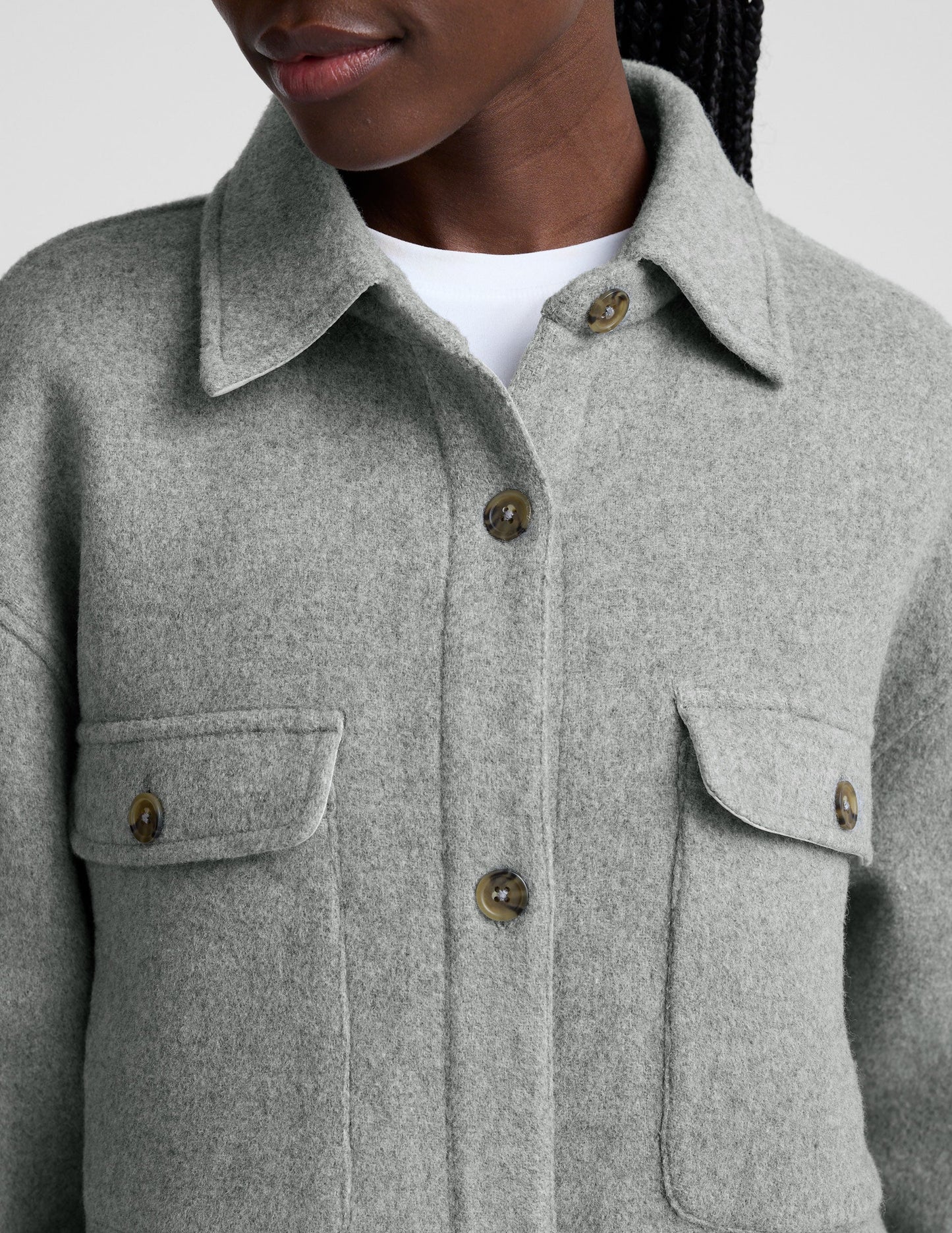 Beyond Yoga Insulated Wool Shirt Jacket