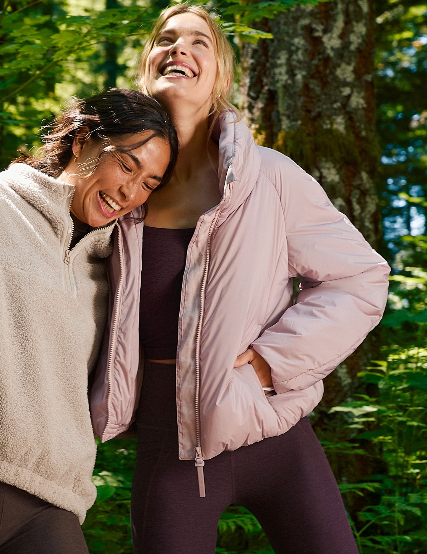 Beyond Yoga Warm Up Puffer Jacket