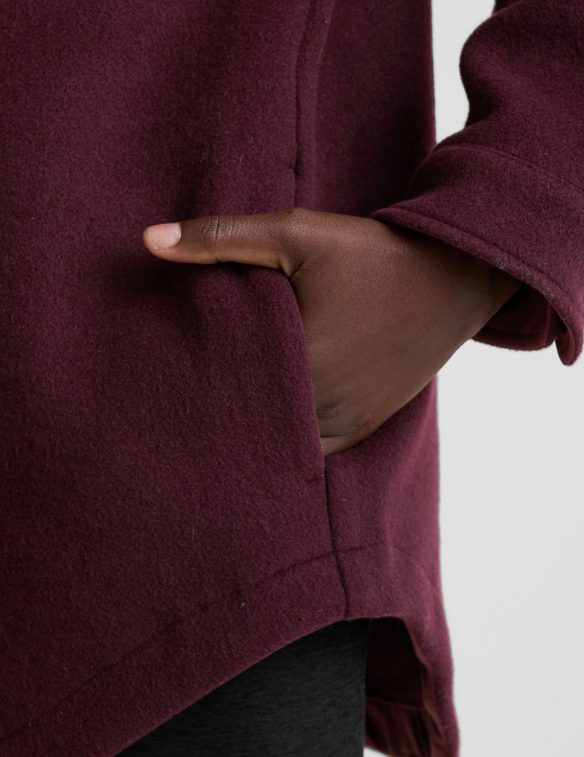 Beyond Yoga Insulated Wool Shirt Jacket