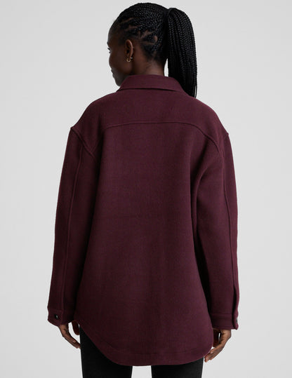 Beyond Yoga Insulated Wool Shirt Jacket