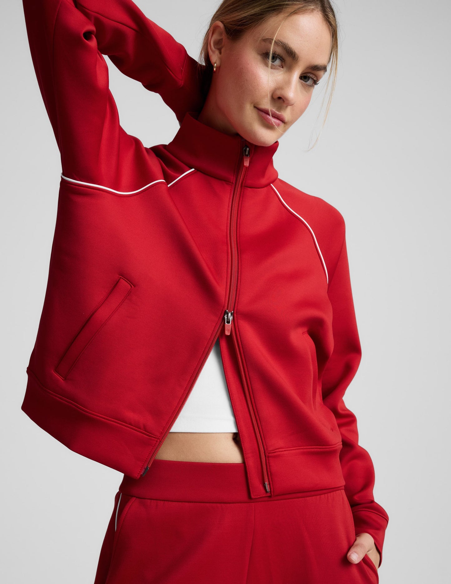Beyond Yoga In The Flow Bomber Jacket