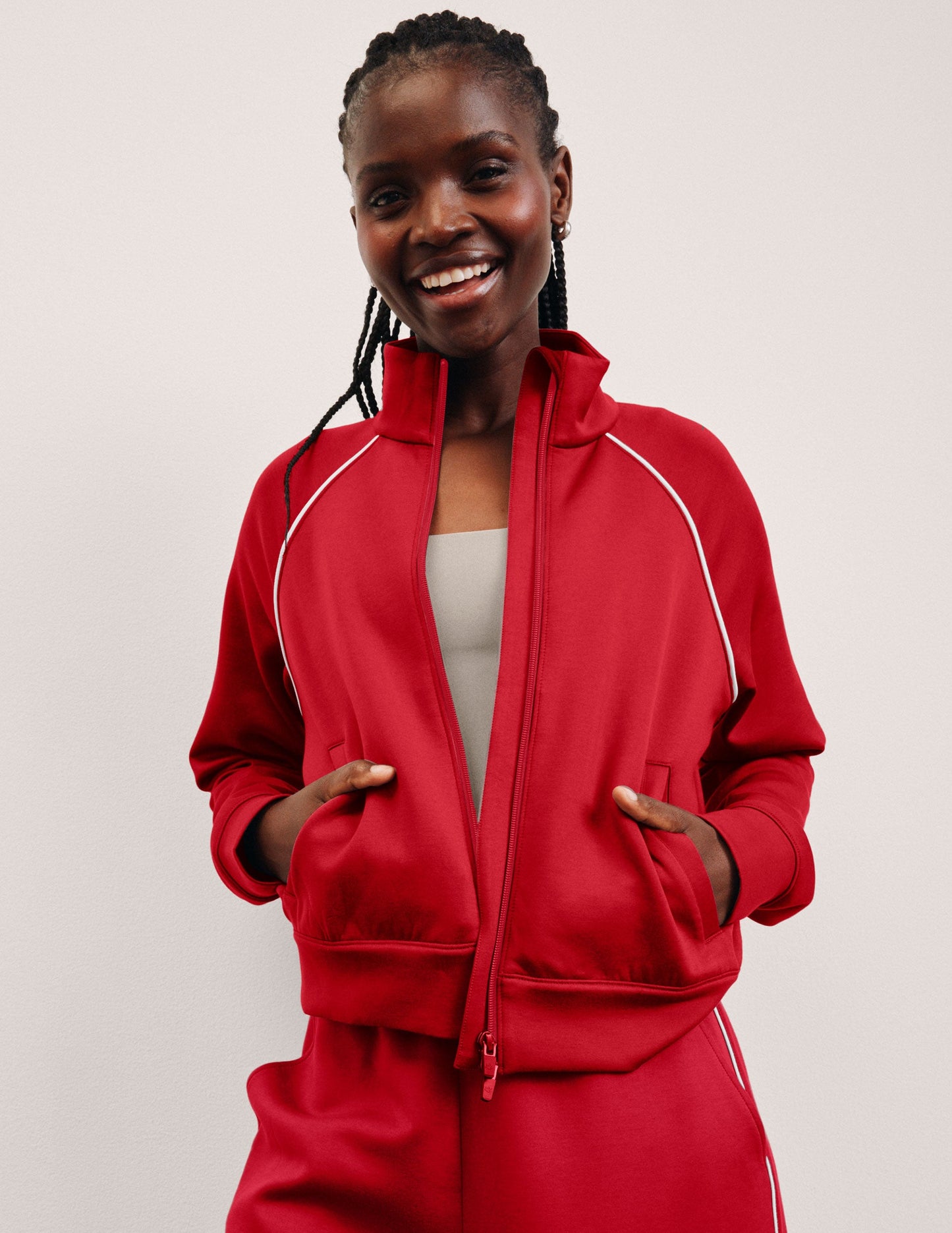 Beyond Yoga In The Flow Bomber Jacket