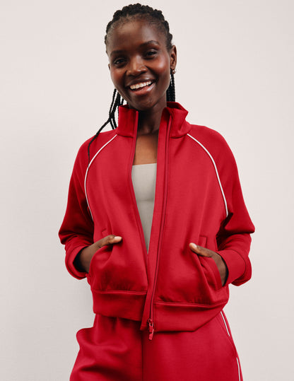 Beyond Yoga In The Flow Bomber Jacket