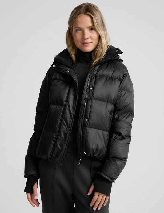 Beyond Yoga Big Cozy Hooded Puffer Jacket