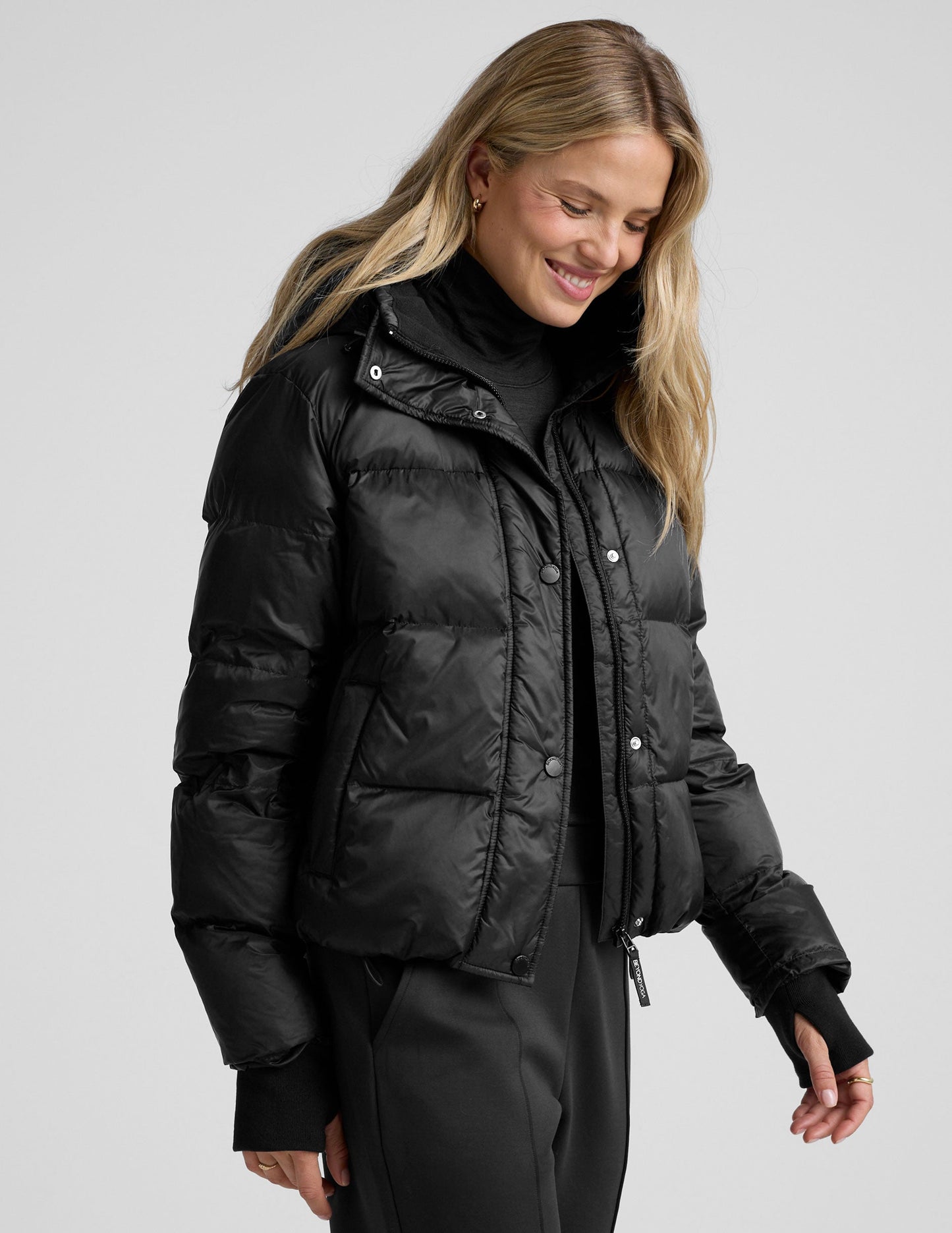 Beyond Yoga Big Cozy Hooded Puffer Jacket