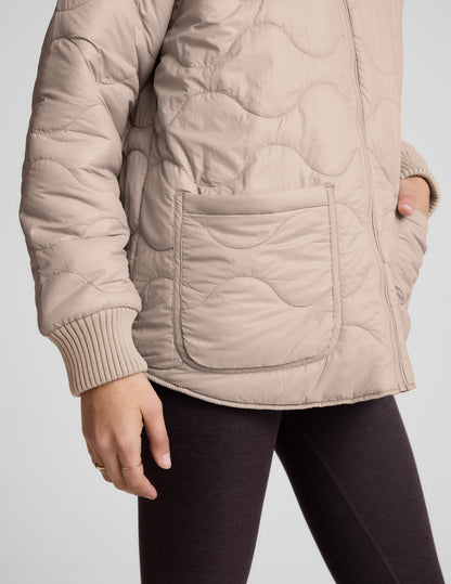 Beyond Yoga 2-Way Quilted Jacket
