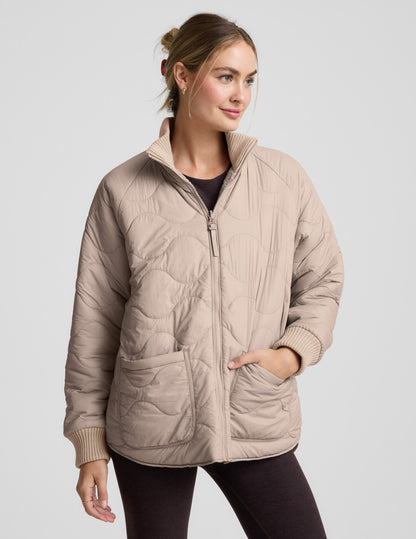 Beyond Yoga 2-Way Quilted Jacket
