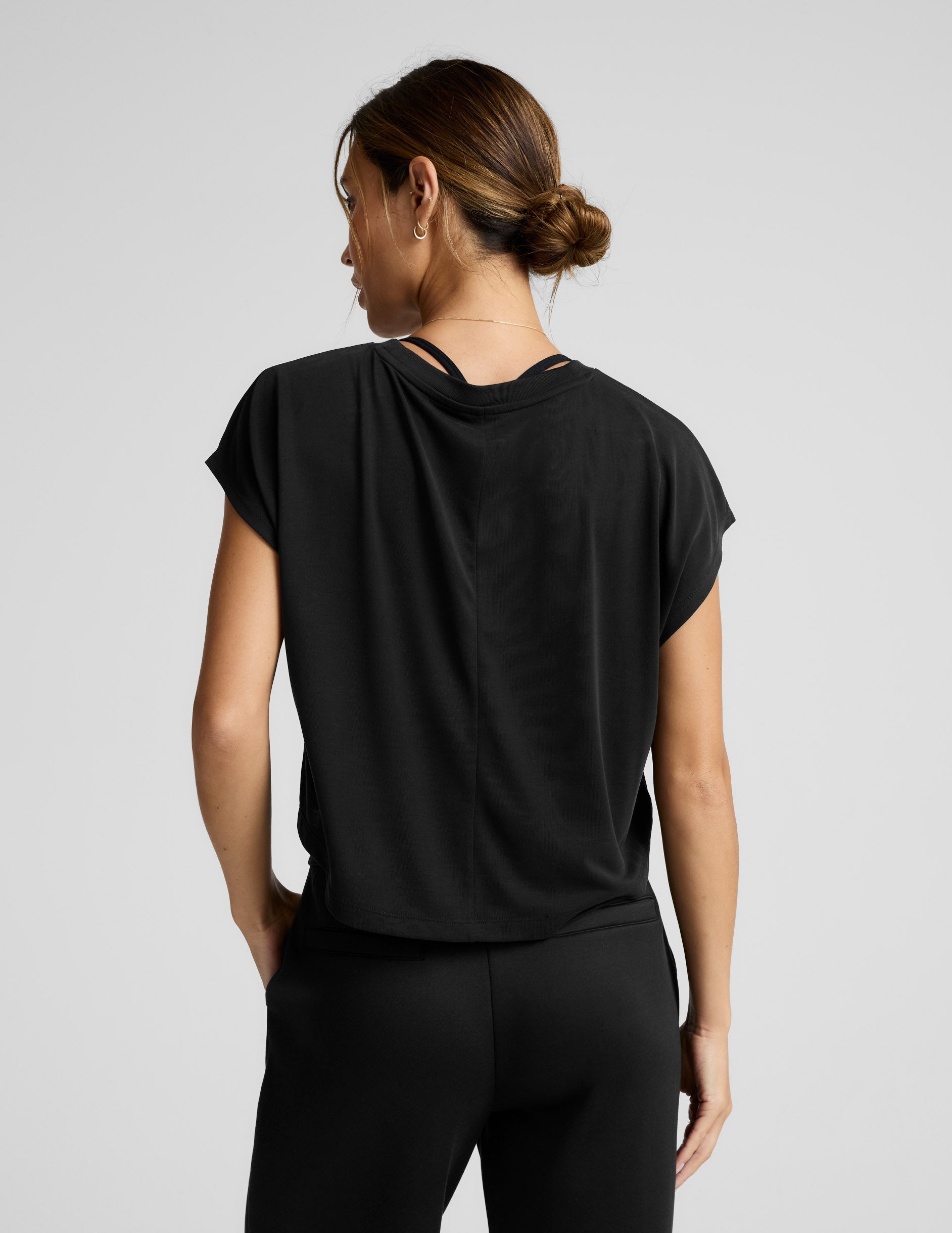Beyond Yoga Studio Luxe Cropped Tee