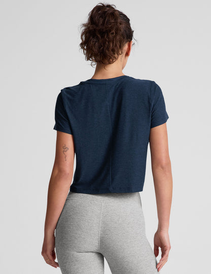 Beyond Yoga Featherweight Supreme Cropped Tee