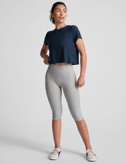 Beyond Yoga Featherweight Supreme Cropped Tee