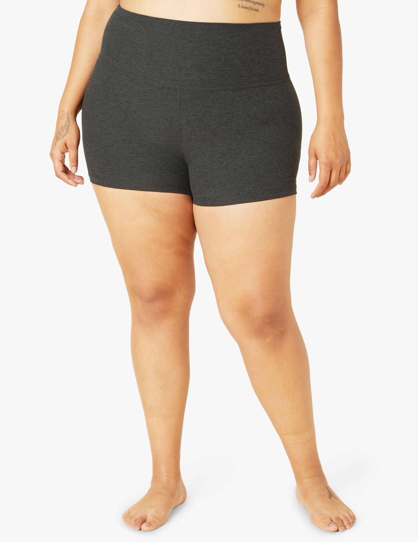 Beyond Yoga Women's High Waisted 3" Spacedye Running Shorts - Darkest Night