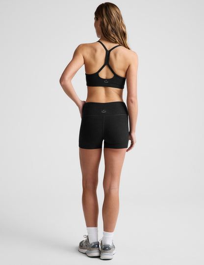 Beyond Yoga Women's Mid-Rise 3" Spacedye Shorts - Black
