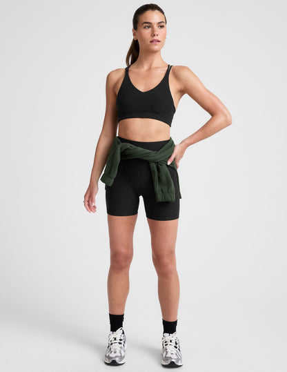 Beyond Yoga Women's Biker Spacedye Shorts - Darkest Night