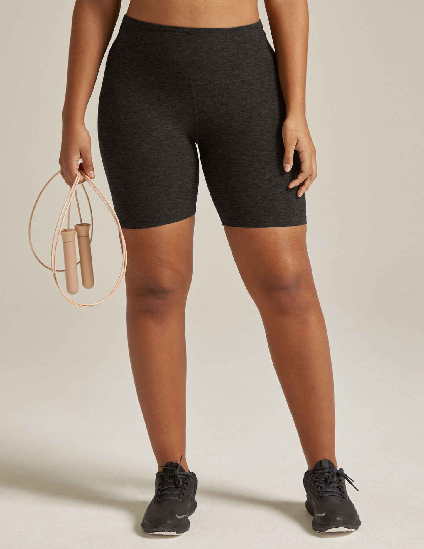 Beyond Yoga Women's Biker Spacedye Shorts - Darkest Night
