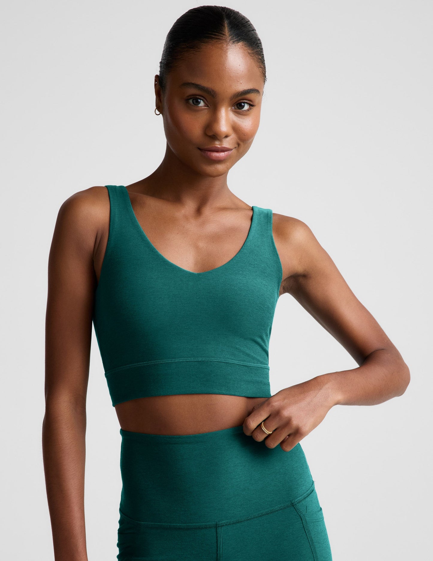 Beyond Yoga Spacedye Good Day Long Line Bra