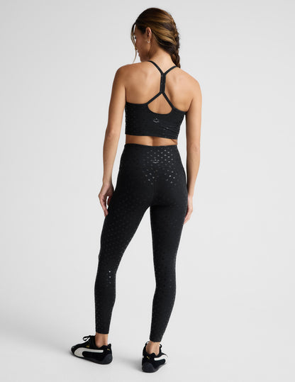 Beyond Yoga Black Gold Mini Moons SoftShine High Waisted Midi Legging