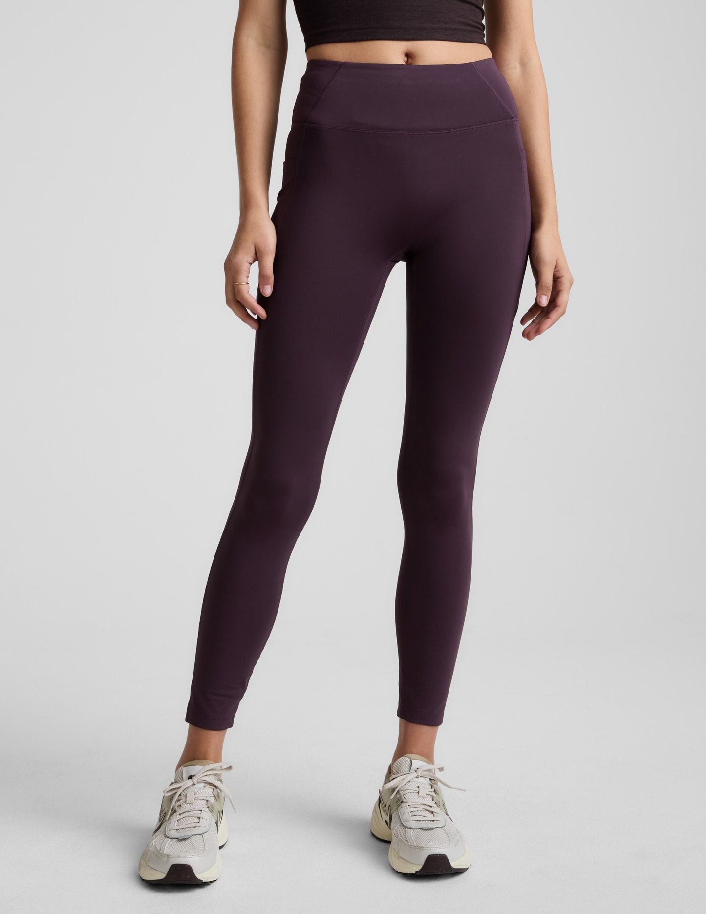 Beyond Yoga Pacer Fleece-Backed Zip Pocket Full Length Legging