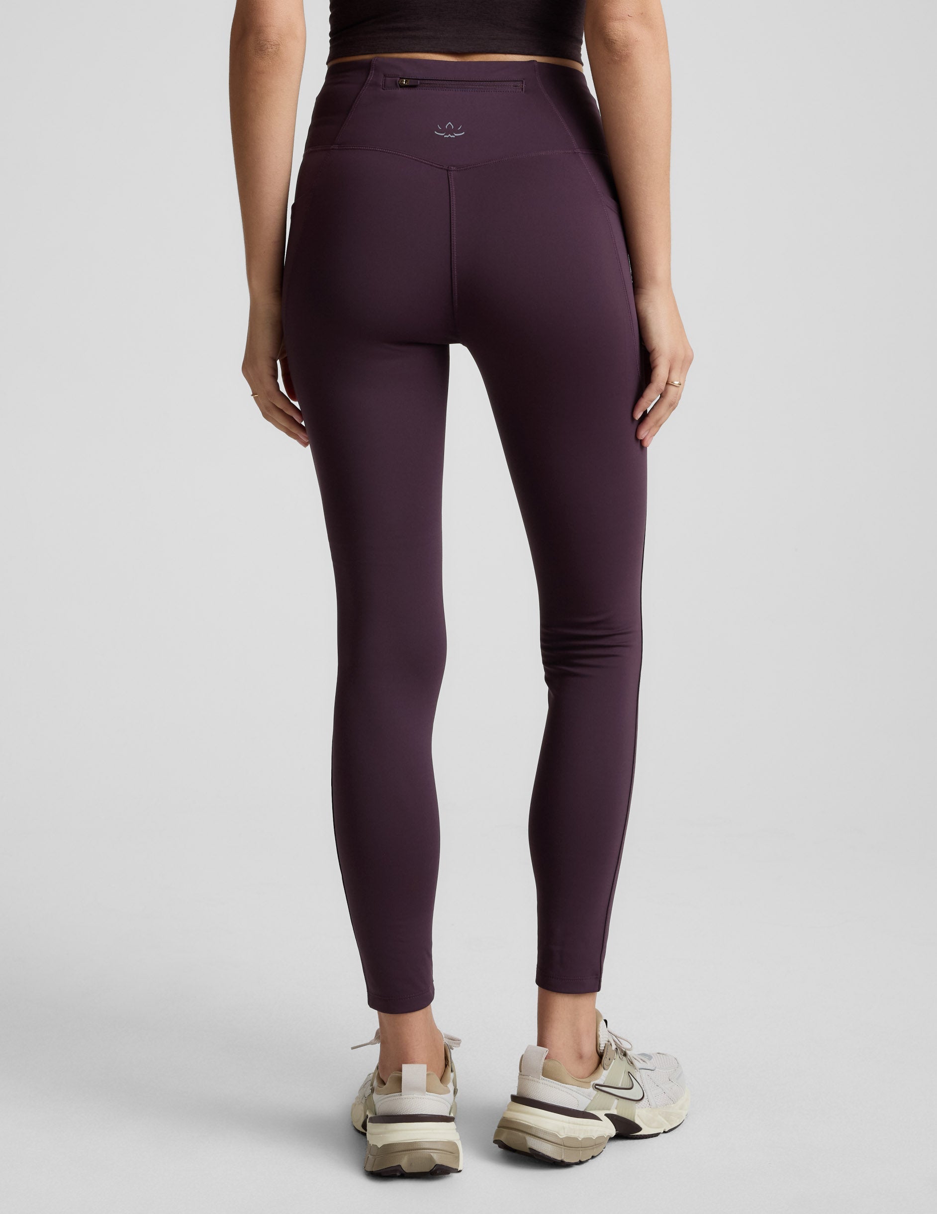 Beyond Yoga Pacer Fleece-Backed Zip Pocket Full Length Legging