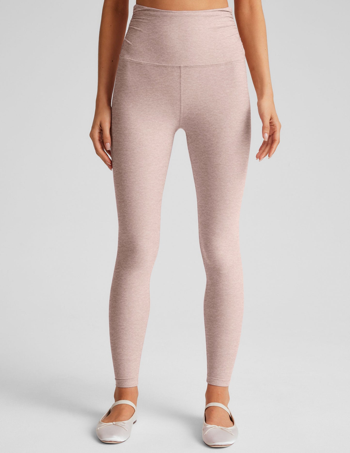 Beyond Yoga Spacedye Raise The Barre Shirred Legging