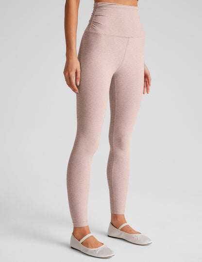 Beyond Yoga Spacedye Raise The Barre Shirred Legging